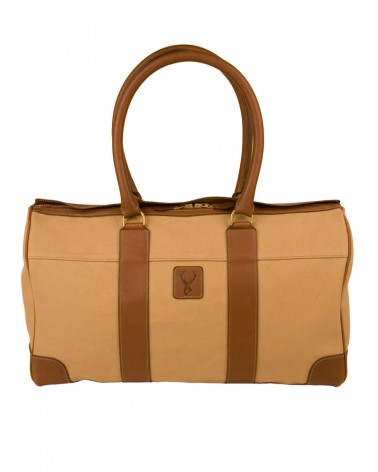 Aneas: Travel bags 48H TOTE BAG - CANVAS & LEATHER