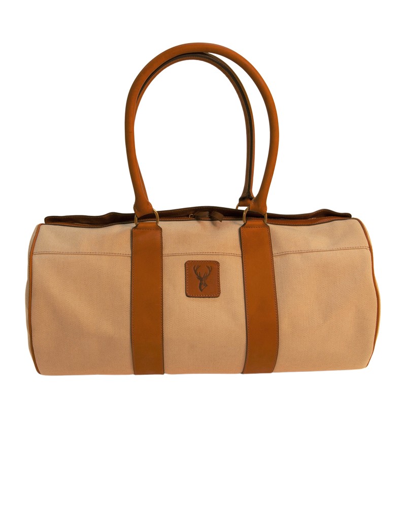 Aneas: For travelling 48H DUFFLE BAG - CANVAS & LEATHER